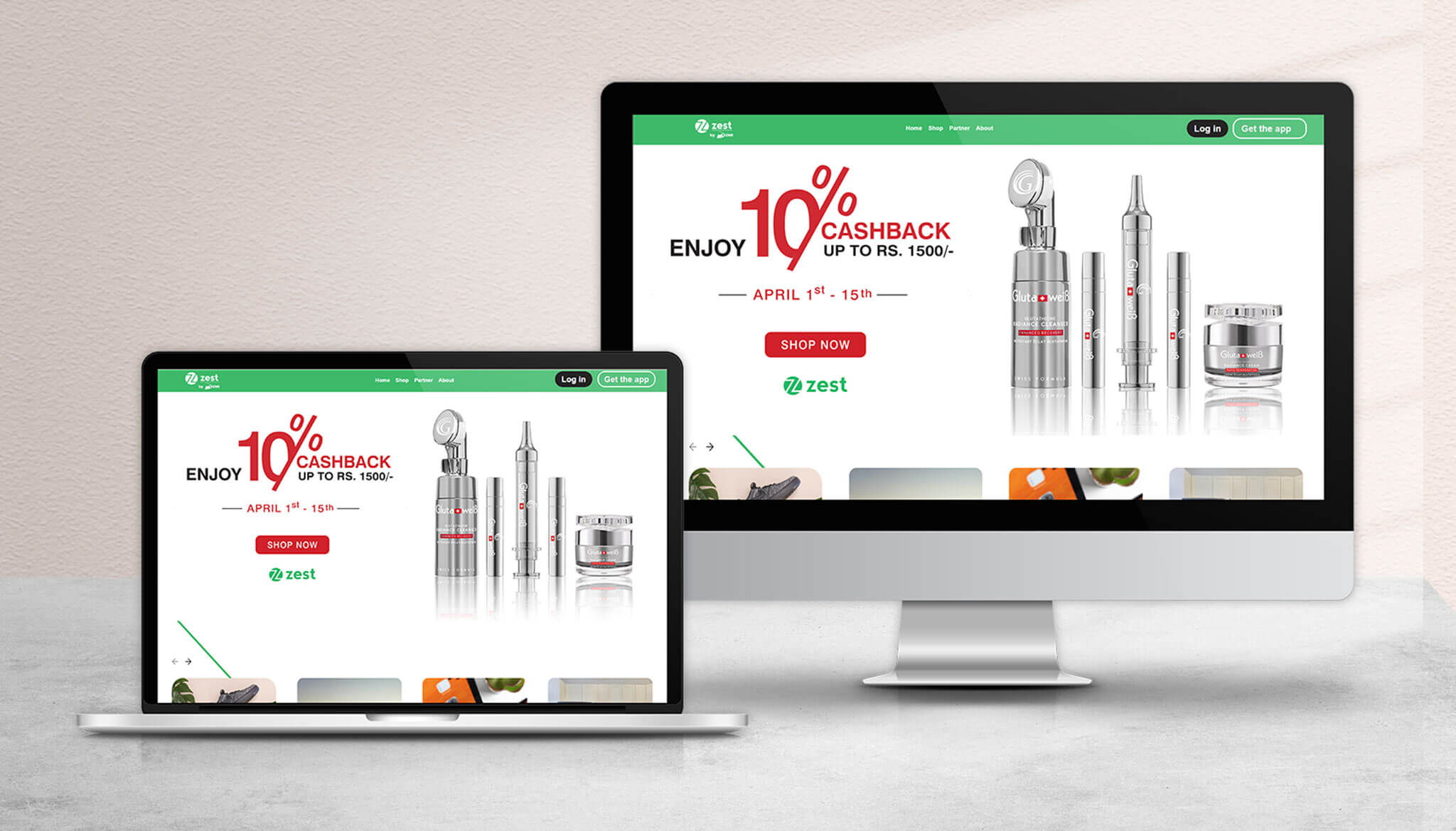 Glutaweis Website Banner