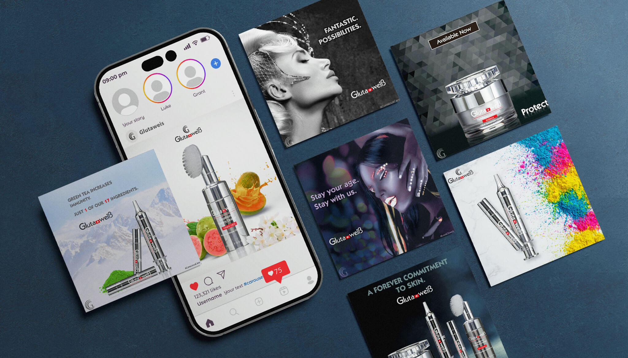 Glutaweis Social Media
